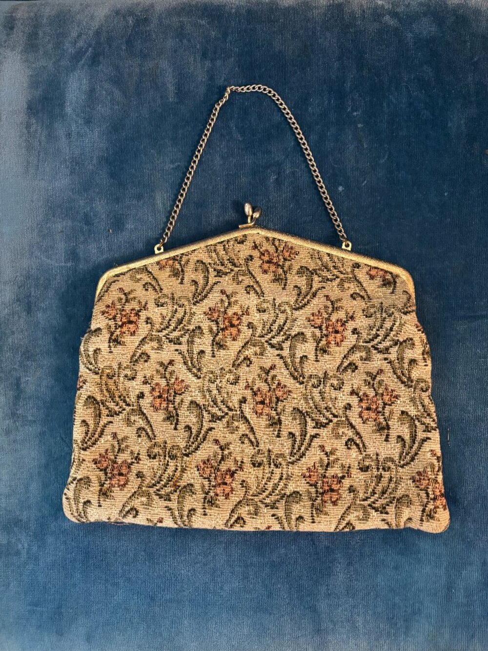 1950's Carpet/Tapestry Bag